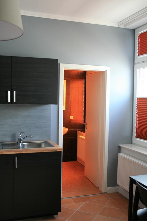 Apartmenthaus Unterwegs Rostock Zimmer foto